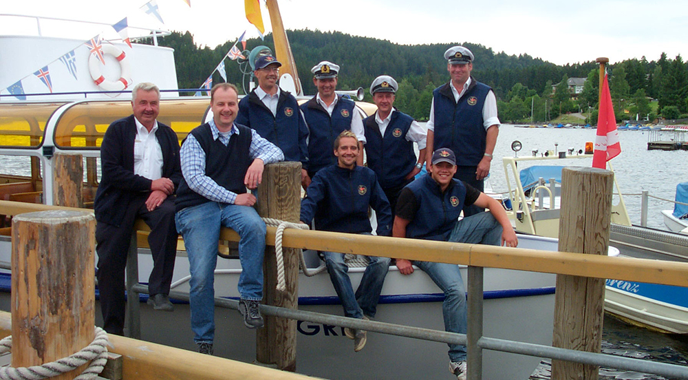 Die Mannschaft vom Bootsbetrieb Schweizer Titisee